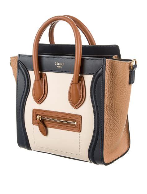 celine nano luggage tote buy|celine shoulder luggage tote price.